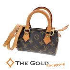 LOUIS VUITTON Mini speedy M41534 монограмма парусина Brown с ремешком . сумка на плечо женский Louis Vuitton * б/у 