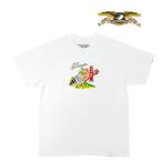 ANTIHERO SKATEBOARDS Tシャツ ANTI HERO POROUS WALKER PIGEON VISION TEE WHITE 半袖 メンズ アンタイヒーロー