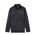 BURTON мужской сноуборд mid re year Men's Burton [ak] Helium Grid Half Zip Fleece (True Black) 25-26
