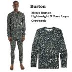 ショッピングburton BURTON メンズ インナー Men's Burton Lightweight X Base Layer Crewneck （Sediment)  23-24