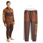 [XL]BURTON мужской внутренний Men's Burton Midweight Base Layer Stash Pant (Bison / Seal Brown)