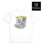 BRIXTON Tシャツ　BRIXTON BASS BRAINS MONSTER S/S STT （WHITE）  ブリクストン  TEE