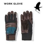 25-26 GREEN CLOTHING  ワーク グローブ　WORK GLOVE （BROWN / BLUE) スノーグローブ ５本指 男性&女性用