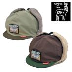 KM4K колпак мужской женский утка олень KM4K CAP9 MR. BIG размер =62cm(L.BEIGE/OLIVE BROWN/DARK OLIVE)