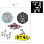* повторное поступление ~ стикер 6 шт. комплект наклейка утка олень KM4K STICKER SET V3 [KM4K-SETV3]