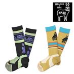 KM4K snow носки KM4K MTN SNOWBOARD SOX ANDSOX SK8 MTN & Fade MTN (Black/Ren Corn/Sky) мужской женский 
