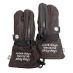 ショッピングミトン PO1 PLAYDESIGN プレイデザイン グローブ ミトン　PLAYER G LEATHER （BROWN） レザー スノーグローブ メンズ レディース