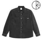 10/20まで期間限定 値下げ SALE POLAR SKATE CO シャツ　Polar Skate Co. | DENIM MIKE LS SHIRT （SILVER BLACK） ポーラー