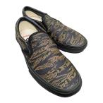 ショッピングスリッポン VANS バンズ スケート スリッポン　VANS SKATEBOARDING SKATE SLIP-ON SHOES（TIGER CAMO GREEN/BLACK） VN0A5FCA9L7
