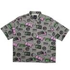 Vans バンズ シャツ 半袖 グレー STICKER GFX SS SHIRT (GREY)