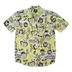 SALE VOLCOM シャツ 半袖 ボルコム メンズ SURF VITALS OZZY WOVEN SHORT SLEEVE SHIRT (GLIMMERYELLOW)