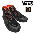 VANS スニーカー バンズ スピットファイア スケートスケートハイ VANS SKATE SK8-HI  (SPITFIRE BLACK/FLAME)　VN000D1EBFM