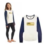  snow внутренний женский Barton BURTON Women's Burton Base Layer Tech T-Shirt (Almond Milk)