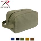 ショッピング訳有 SALE【訳有】ロスコ キャンバス トラベル ポーチ Rothco Canvas Travel Kit Bag:8126他(6色)