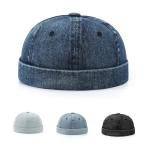 デニム ロールキャップ Rolll Cap ツバなし帽 フィッシャーマンキャップ(5色)