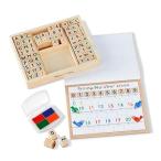 メリッサ&ダグ(Melissa&Doug) 木製おもちゃ アルファベット&すうじ スタンプセットデラックス 正規品 30118