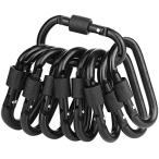 kalabina10 шт. комплект bompli дюралюминий производства путешествие kalabina кольцо для ключей D type винт блокировка функция выпадение предотвращение 