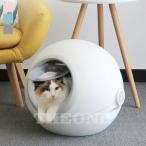 猫 トイレ キャット用品 キャット 愛猫 無地 トイレ用品 蓋つき 消臭 丸型 便利グッズ トイレグッズ ドーム型 シンプル キュート 衛生用品 ピンク