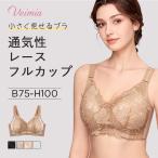 VEIMIA ノンワイヤーブラ 痛くない レースブラ ブラジャー大きいサイズ 【B75-H100】大きな胸を小さく見せるブラ 横流れ 補正ブラ 着痩せブラジャ− 女性下着