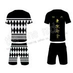 東京卍リベンジャーズ コスプレ衣装 龍宮寺 堅 親子服 上下セット半袖 Tシャツ ズボン 春夏秋パジャマグッズグッズ 子供 成人 スウェット