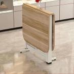 ショッピングダイニング 折りたたみダイニングテーブルドロップリーフダイニングテーブル 拡張可能 キッチンテーブル 省スペース ダイニングテーブル キッチン 寝室