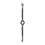 MARCELO BURLON マルセロ ブロン メンズ CROSS BRACELET BLACK