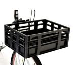 自転車用前後兼用カゴ フロント/リア SPB-001 コンテナバスケット ブラック OGK giken（オージーケー技研）