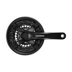 シマノ 自転車 コンポーネント クランクセット FC-TY501 8/7/6s 170mm 42-34-24T CG有り ブラック SHIMANO EFCTY501C244CLB