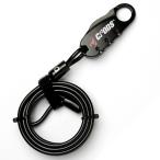 crops/クロップス CP-SPD07-SHT UNI-Q （ユニQ） ブラック ストレートケーブルロック 自転車用品