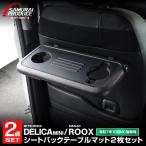 ショッピングPackage セット割 新型デリカミニ ルークス シートバックテーブルマット 2P 2025年フルモデルチェンジ後専用