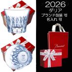 バカラ グラス 2026 クリスタルガラス ダリア タンブラー ロックグラス 名入れ可 プレゼント 男性 女性 御祝 贈物 還暦祝い 退職祝い 記念品 リッチ通販