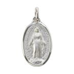 不思議のメダイ シルバー ペンダント フランス ルルド製 20mm