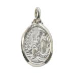 ルルドの聖母 メダイ シルバー ペンダント フランス ルルド製 22mm