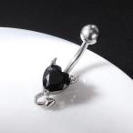 セール実施中 デビル 14G バナナバーベル 6カラー へそピアス ボディピアス  ヘソピアス ヘソピ へそぴ へそピ ステンレスシャフト
