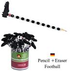 ショッピング文房具 プレゼント おもしろ BRUNNEN ブルンネン Pencil＋Eraser Football サッカー鉛筆＋消しゴム おしゃれ かわいい おもしろ ヨーロッパ ドイツ HB 文房具 文具 プレゼント 可愛い