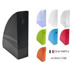 EXACOMPTA MAG CUBEeg The темно синий tamaga Cube журнал файл A4 все 8 цвет офис документы место хранения каталог подставка журнал газета файл модный симпатичный канцелярские принадлежности 