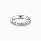 リング 指輪 結婚指輪 マリッジリング ブライダル デザイン性 ダイヤモンド K18WG ホワイトゴールド ロマンス CRYSTALCHAPEL