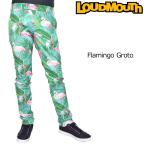 SALE 日本規格 ラウドマウス メンズ ロングパンツ Flamingo Grotto フラミンゴ グロット 769312(185) 19SS Loudmouth ゴルフウェア ボトムス 派手 な