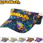 クーポン有 ラウドマウス ツイル サンバイザー 773922 日本規格 SCBR Loudmouth 刺繍 バイザー 帽子 総柄 派手 派手な 個性 目立つ メンズ レディース