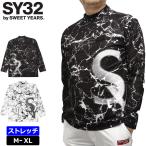 SY32 GOLF мужской mok шея рубашка с длинным рукавом стрейч RECYCLING KANOKO MOCK NECK SYG-2136-B RCBReswaisa- чай tu Golf с высоким воротником 