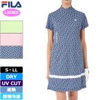  filler Golf женский ... пот скорость . контакт охлаждающий UV cut mok шея короткий рукав One-piece 753440 FILA Golf SAARmok рубашка платье Golf одежда MAY1