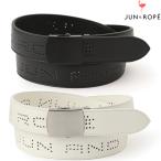 JUN&ROPE 2025 ремень перфорирование Logo EJW15000 25FWga коричневый ремень Jun and Rope Jun Rope женский дамский мужской унисекс JAN3