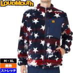 ショッピングフルコース ラウドマウス メンズ  ボアフリース ジャケット ネイビー 蓄熱 ストレッチ 防寒 寒さ対策 772202(997) 日本規格 RCBR Loudmouth ブルゾン ゴルフウェア
