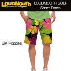 インポート ラウドマウス Loudmouth ゴルフ メンズウエア ショートパンツ スリムカット Big Poppies ビッグ ポピー 新品 17SS Short Pants Slim Cut