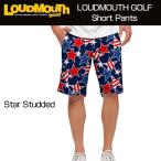 インポート ラウドマウス Loudmouth ゴルフ メンズウエア ショートパンツ スリムカット Star Studded スタースタッズ 新品 17SS Short Pants Slim Cut
