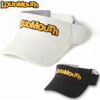 ラウドマウス 2025 バイザー 775901 撥水 モノトーン 日本規格 25FW Loudmouth シンプル サンバイザー 無地 帽子 メンズ レディース ユニセックス