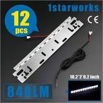 ライセンスランプ 汎用タイプ LEDナンバー灯 ライセンスランプ バックランプ 汎用 LED ナンバープレート灯 12W 840LM DC12V ホワイト 防水仕様