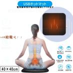 ホットマット USB 一人用 ホットカーペット ミニマット ホットマット 電気カーペット ホットクッション 足元ヒーター 座布団 家 オフィス アウトドア