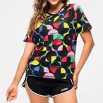 ウエア新作 ヨガウエア Tシャツ ウェア ダンスウェアフ フィットネス 夏ウェア エアロビクスウエア スポーツウェアレディース ヨガ 運動用 トップスC/345