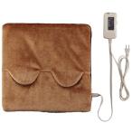 足温器 座布団 ホットマルチヒーター 日本製 ダニ退治 カバー丸洗いOK ブラウン